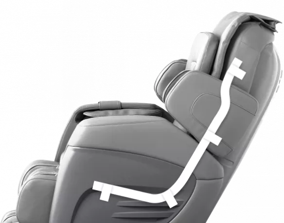Массажное кресло Ergonova Sanatorium Grey